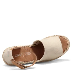 TOMS Wedges|Women's , Marisol Sandal Natural