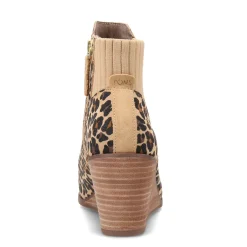 TOMS Wedges|Women's , Sadie Boot Leopard