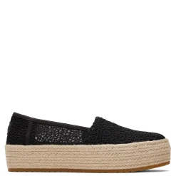 TOMS Slip-On Shoes|Women's , Valencia Slip-On Black