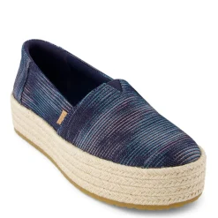 TOMS Slip-On Shoes|Women's , Valencia Slip-On Navy Paintbrush Multi