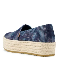 TOMS Slip-On Shoes|Women's , Valencia Slip-On Navy Paintbrush Multi