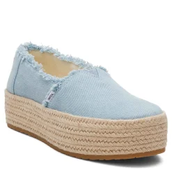TOMS Slip-On Shoes|Women's , Valencia Slip-On Pastel Blue