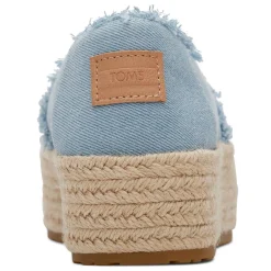 TOMS Slip-On Shoes|Women's , Valencia Slip-On Pastel Blue