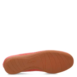 Trotters Flats|Women's , Darcey Flat Red Perf