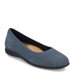 Trotters Flats|Women's , Darcey Flat Denim Blue