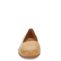 Trotters Flats|Women's , Darcey Flat Tan Perf