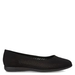 Trotters Flats|Women's , Darcey Flat Black Perf