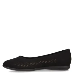 Trotters Flats|Women's , Darcey Flat Black Perf