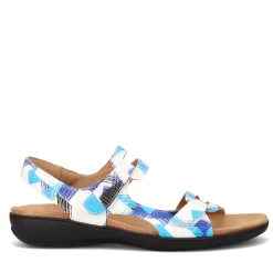 Trotters Sandals|Women's , Katarina Sandal Blue Multi