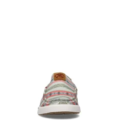 Twisted X Flats|Women's , Hooey Loper Slip-On Pink Multi