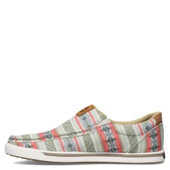 Twisted X Flats|Women's , Hooey Loper Slip-On Pink Multi
