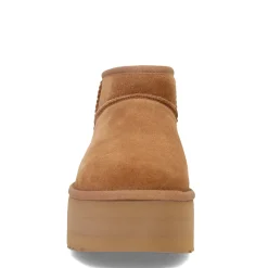 UGG Boots|Women's , Classic Ultra Mini Platform Boot Chestnut