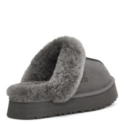 UGG Slip-On Shoes|Women's , Disquette Slipper Charcoal