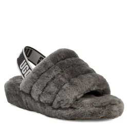 UGG Slippers|Women's , Fluff Yeah Slide Brown
