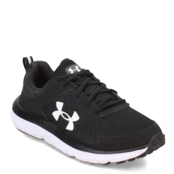 Under Armour Sneakers & Athletic|Women's , Charged Assert 10 Running Shoe - Wide Width Black/White