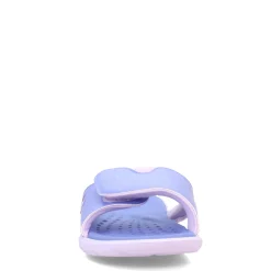 Under Armour Sneakers & Athletic|Women's , Ignite 7 Slide Sandal Baja Blue/Nebula Purple