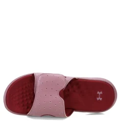 Under Armour Sandals|Women's , Ignite 7 Slide Sandal Misty Purple/Deep Red