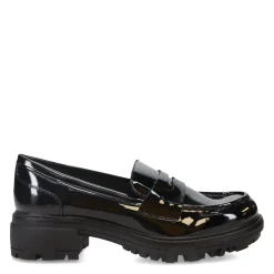 Unisa Slip-On Shoes|Women's , Wennie Loafer Black Patent