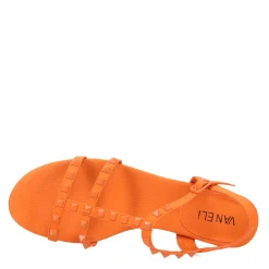 Vaneli Sandals|Women's , Brunel Sandal Tangerine Orange Mul