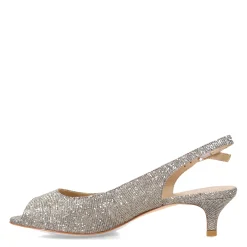 Vaneli Pumps & Heels|Women's , Buckie Sandal Platinum