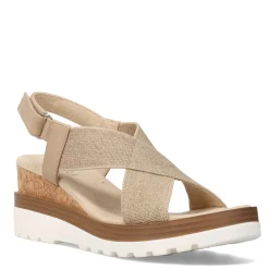 Vaneli Wedges|Women's , Carlin Sandal Natural