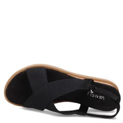 Vaneli Wedges|Women's , Carlin Sandal Black