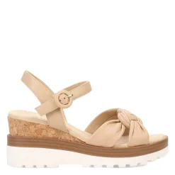 Vaneli Wedges|Women's , Clew Sandal Ecru