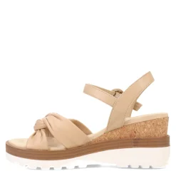 Vaneli Wedges|Women's , Clew Sandal Ecru
