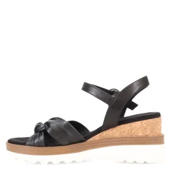 Vaneli Wedges|Women's , Clew Sandal Black