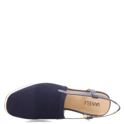 Vaneli Sandals|Women's , Greer Slip-On Navy