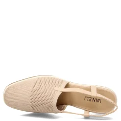 Vaneli Sandals|Women's , Greer Slip-On Ecru