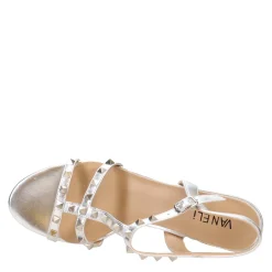 Vaneli Sandals|Women's , Midge Sandal Silver