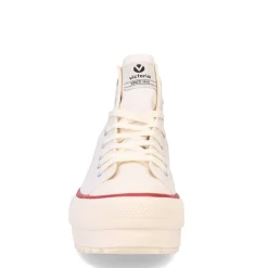 Victoria Sneakers & Athletic|Women's , Tribu Doble Lona Sneaker Blanco