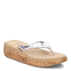 Volatile Wedges|Women's , Neville Sandal Silver