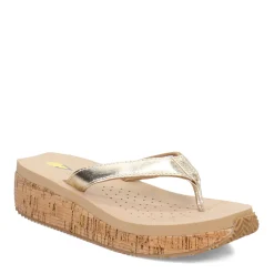 Volatile Wedges|Women's , Neville Sandal Gold