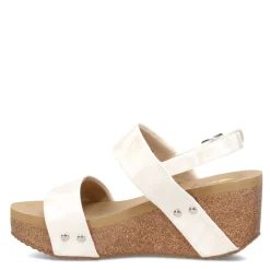 Volatile Wedges|Women's , Summerlove Sandal White Camo