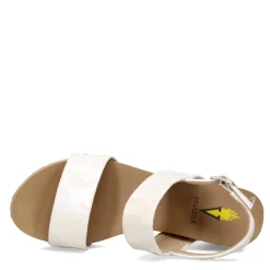 Volatile Wedges|Women's , Summerlove Sandal White Camo