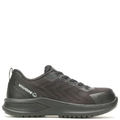 Wolverine Sneakers & Athletic|Women's , Bolt Knit Durashocks Work Shoe Black