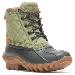Wolverine Boots|Women's , Torrent Quilted Duck Boot Green