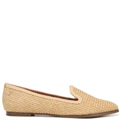 Zodiac Loafers|Women's , Hill Loafer Natural Beige Raffia