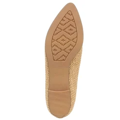 Zodiac Flats|Women's , Hill Loafer Natural Beige Raffia