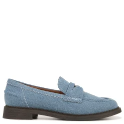 Zodiac Loafers|Women's , Hunter Loafer Denim Blue Fabric