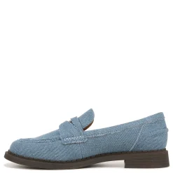 Zodiac Loafers|Women's , Hunter Loafer Denim Blue Fabric