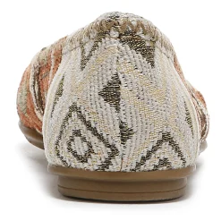 Zodiac Flats|Women's , Sonia Flat Orange Fabric